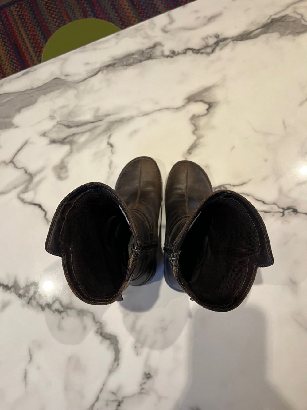 Merrell Captiva Buckle-Down Waterproof Mid-Calf Leather Riding Boots - 6.5 - Picture 8 of 15